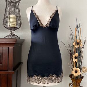 Victoria’s Secret black lace slip size medium